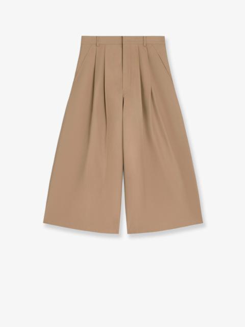 CELINE Celine Montauk Wool And Cotton Trousers