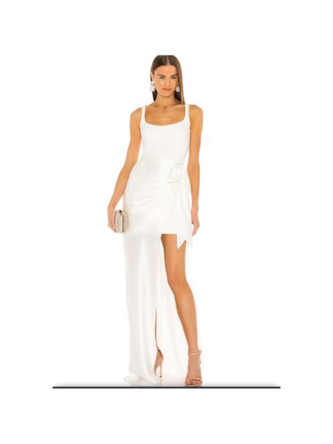 Other Designers cinq a sept - Cinq á Sept Marian Draped Gown in Ivory