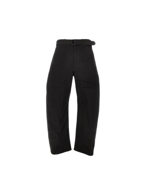 Lemaire Lemaire Twisted Denim Pants Black Women
