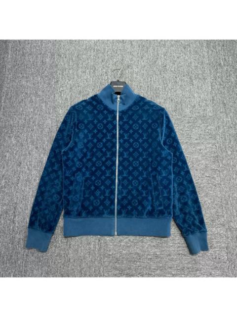 Louis Vuitton LV Monogram Velvet Jacket Blue S