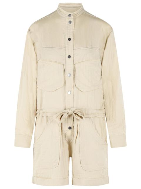 Isabel Marant Étoile Isabel Marant Etoile 'Betyna' One-Piece Jumpsuit In Beige Cotton Blend Women