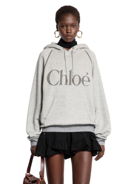 Chloé Oversized-Logo-Hoodie-Sweatshirt