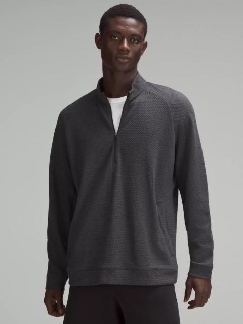 lululemon Textured Double-Knit Cotton Half Zip