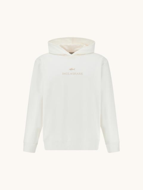 Paul & Shark HOODIE IN ACTIVE FLEECE COTTON