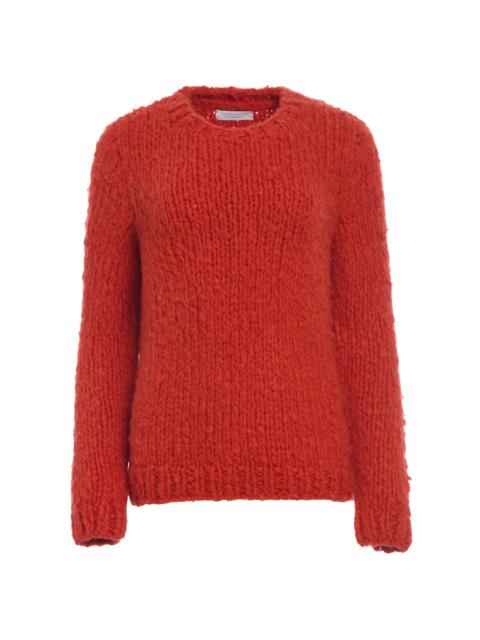 GABRIELA HEARST Lawrence Knit Sweater in Antelope Orange Welfat Cashmere