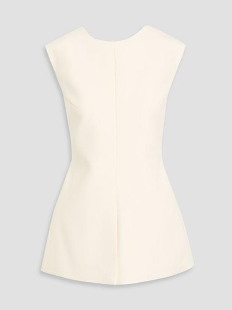 RÓHE Wool-blend crepe top