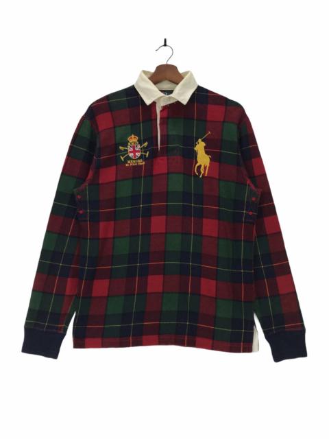Ralph Lauren Vintage Mercer RL Polo Team Collar Button Sweatshirt