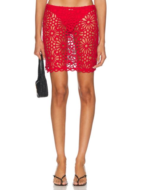 NORMA KAMALI Straight Mini Skirt