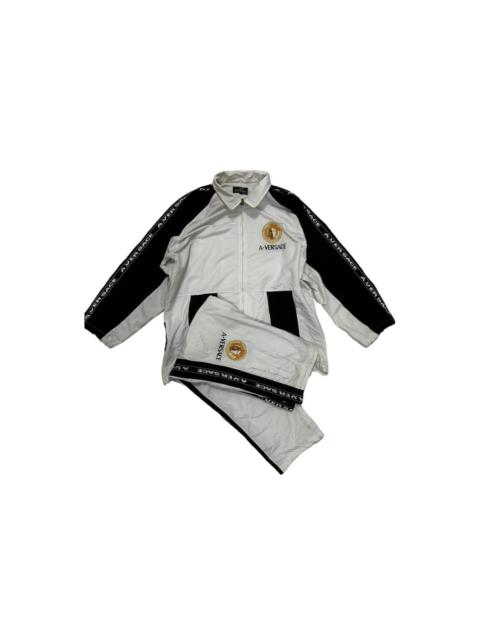 Other Designers Other × Vintage - 🔥Vintage🔥 A Versace 1 Set Medusa Tape Jacket + Pants