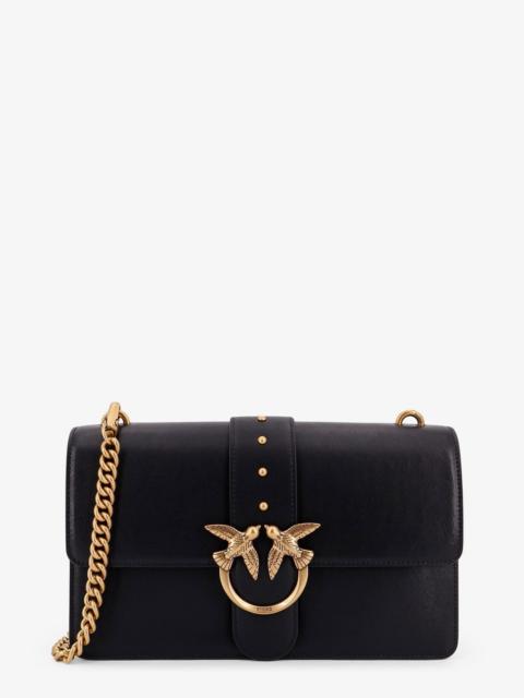 PINKO Pinko Love One Leather Shoulder Bag