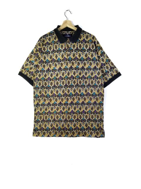 Other Designers Cerruti 1881 × Vintage - Vintage Nino Cerruti Full Print Sport Polo Shirt