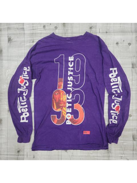 Other Designers Rare - Tupac Shakur Poetic Justice 1993 Purple Long Sleeves