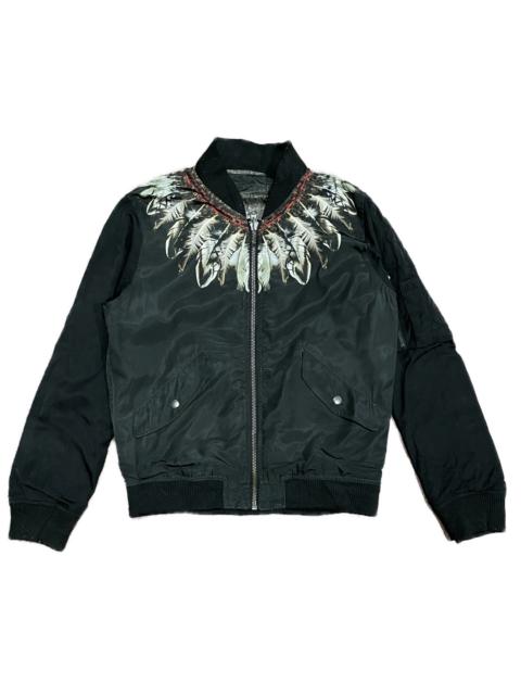 Other Designers Japanese Brand - Japanese Jack Rose Feather Printed Reversible Bomber Jacket