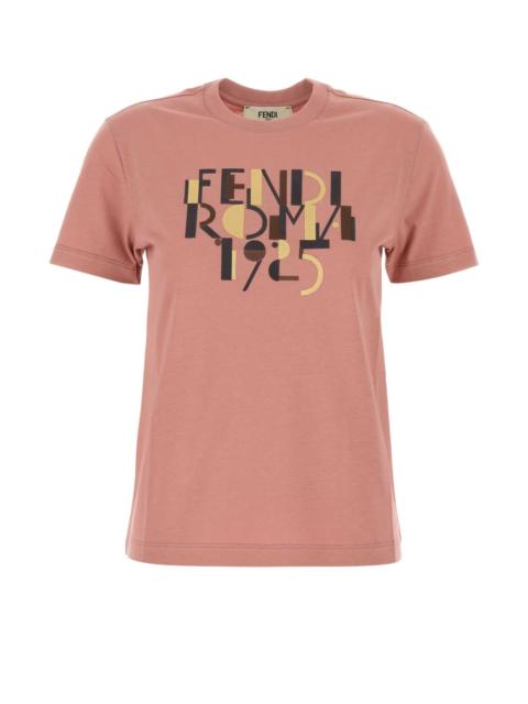 FENDI Fendi Women Dark Pink Cotton T-Shirt