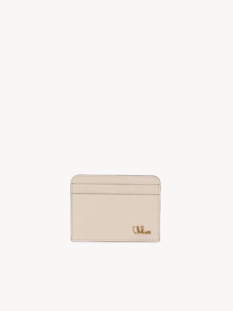 Chloé CHLOÉ ICONIC CARD HOLDER IN SHINY LEATHER