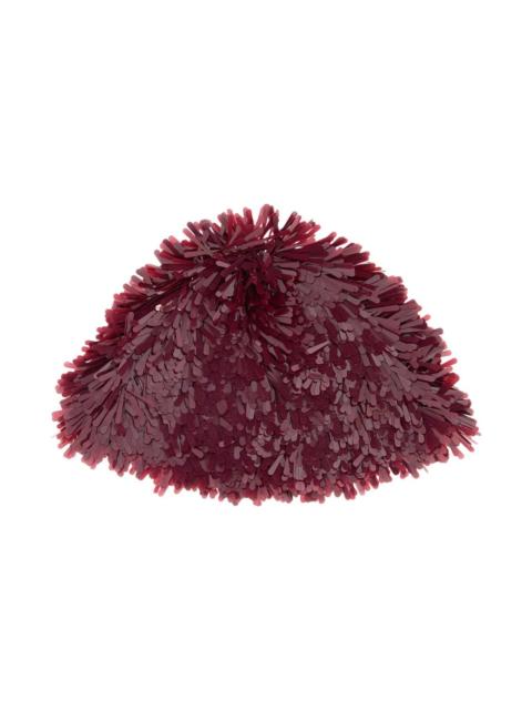 Alanui Bordeaux Polyvinyle Blend Sunset On Manhattan Beanie Hat