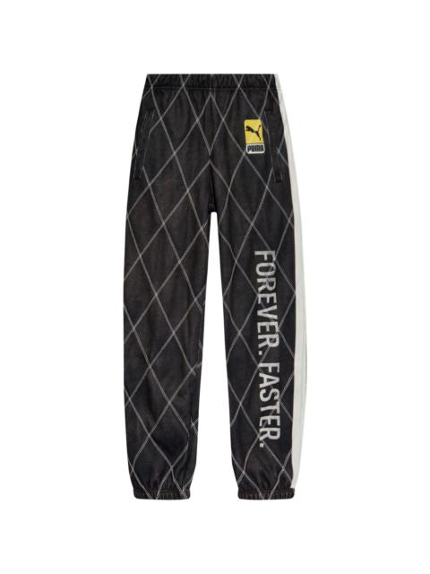 x A$ap Rocky quilted track pants