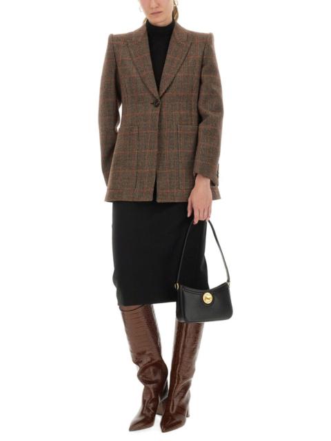 Chloé Chloé Women Plaid Wool Tailored Jacket