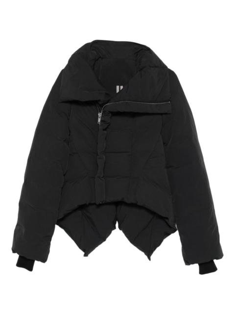 Rick Owens asymmetrical quilted jacket