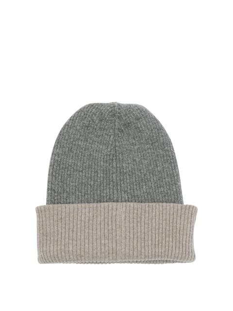 Brunello Cucinelli Brunello Cucinelli Reversible Cashmere Beanie