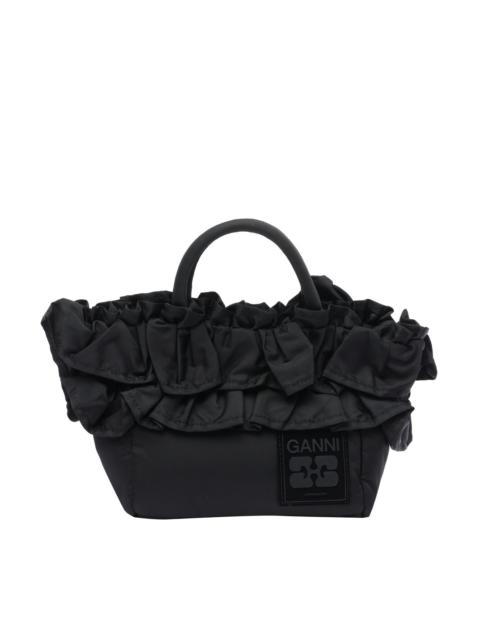 GANNI Ganni Women Mini Ruffle Shopping Bag