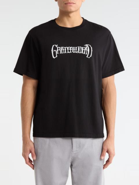 malbon Malbon Golf Grateful Dead Bermuda Tee in Black at Nordstrom