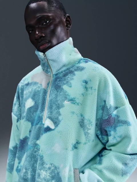 Nike Nike Men's Therma-FIT 1/2 Zip Printed Sherpa Jacket