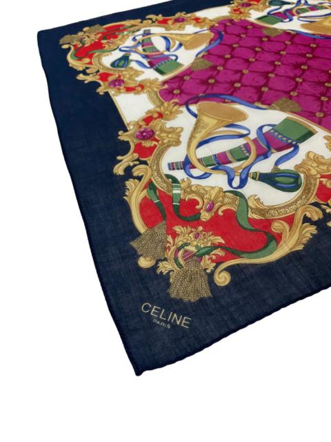 Other Designers Vintage Celine Musical Instruments Handkerchief Scarf