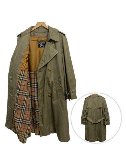 Other Designers Burberry Prorsum - Vintage Burberry Double Breasted Nova Check Trench Coat