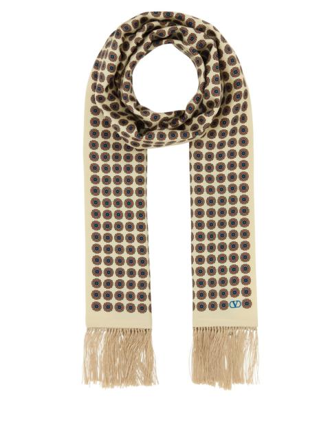 Valentino Printed silk foulard