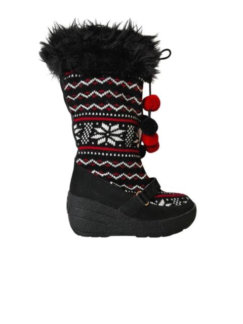 Other Designers Juicy Couture - Red Black White Tall Snow Boots
