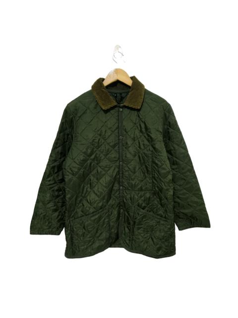 Other Designers Vintage - Lavenham Green Quilted Jacket England Made Coat