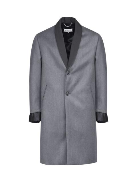 Maison Margiela CAVALRY LAYERED TWILL COAT