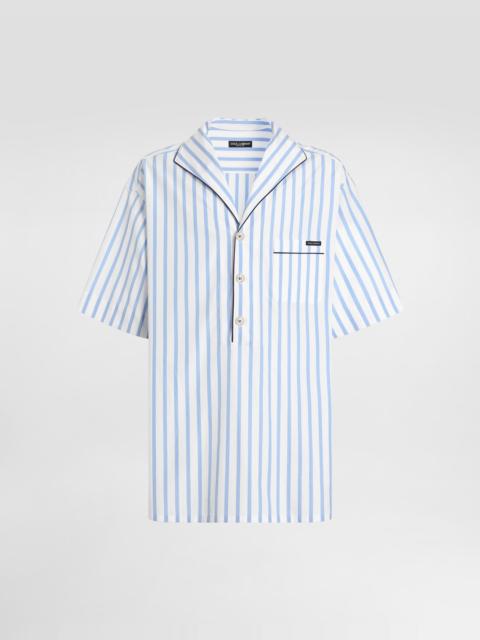 Dolce & Gabbana Striped poplin shirt