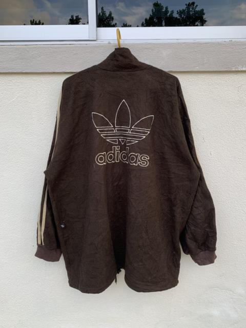 adidas Adidas Big Logo Fleece Zipper Jacket