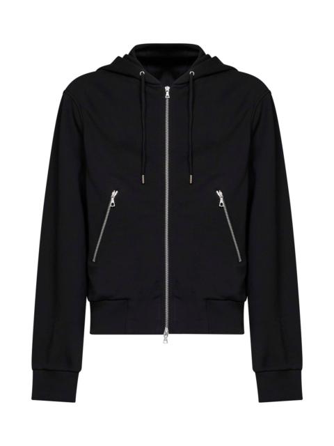 Dries Van Noten Dries Van Noten Men Black Wool Harrino Zip-Up Hoodie