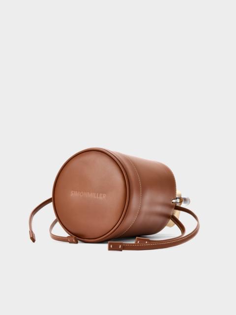 SIMONMILLER Tiki Leather Bag In Chestnut