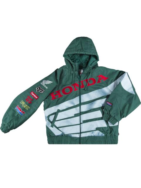 Supreme Supreme x Honda Fox Racing Puffy Zip Up Jacket 'Green'