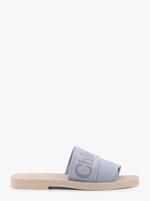CHLOE' - Woody canvas sandals