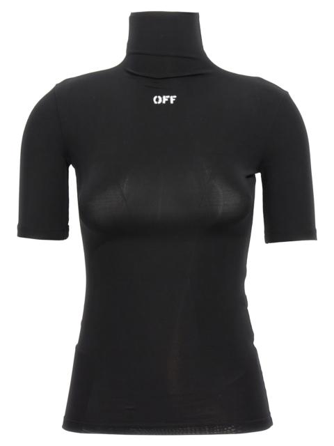 Off-White Off-White Women 'Off Stamp' Logo Stencil T-Shirt