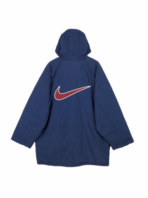 Nike Vintage 90s Nike Swoosh Winter Jacket Big Logo Embroidery