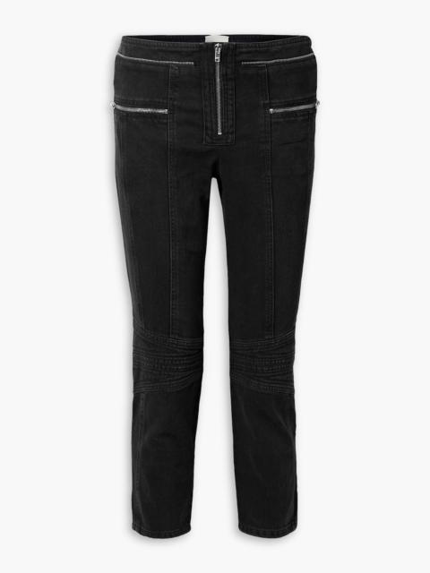 Isabel Marant Loma cropped mid-rise straight-leg jeans