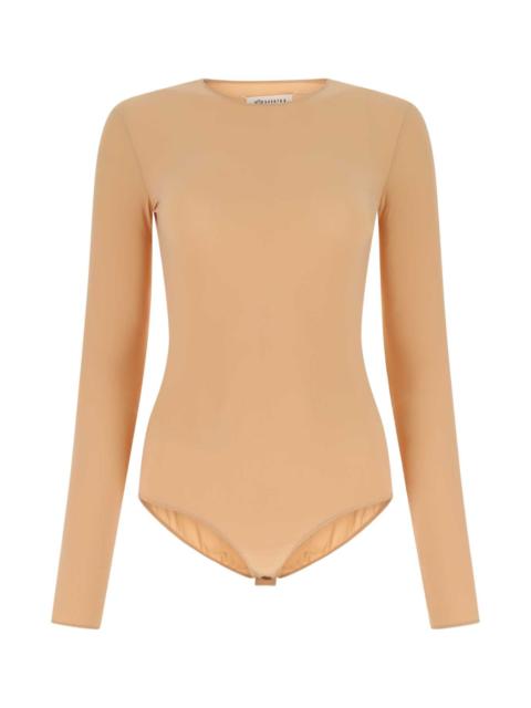 Maison Margiela Maison Margiela Women Skin Pink Stretch Nylon Bodysuit