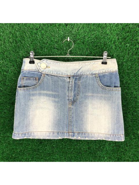 Other Designers Vintage - Vintage Von Dutch Denim Mini Skirt