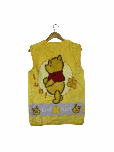 Other Designers Vintage - VINTAGE WINNIE THE POOH DISNEY CARTOON FLEECE VESTS TANKS