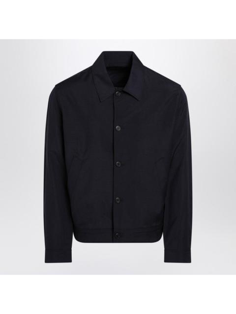Prada Prada Blue Wool And Mohair Jacket Men
