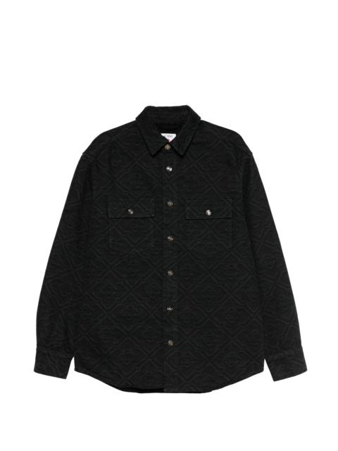CASABLANCA Casablanca Monogram Denim Shirt