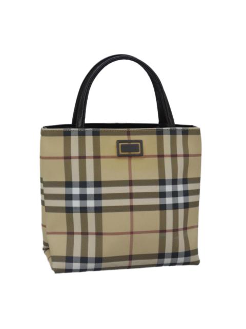 Burberry Burberry Nova Check Hand Bag Pvc Beige