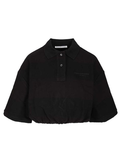 Alexander Wang Alexander Wang Women Deconstructed Polo Shirt