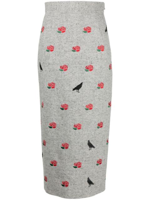 Rose and Raven pencil skirt